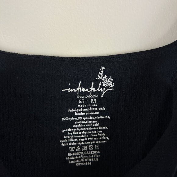 Intimately Free People Black Square One Seamless Cami - Picture 4 of 5